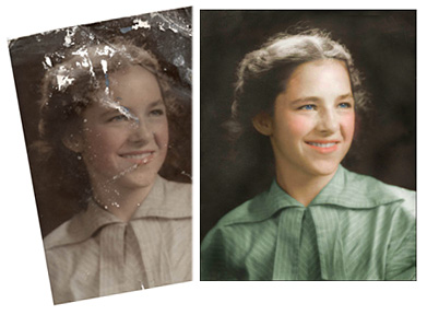 before and after photo